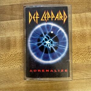Vintage Def Leppard Adrenalize 1992 Album Cassette Tape 80s 90s Music